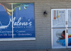 Malone's Sports & Print Storefront in Tempe, AZ